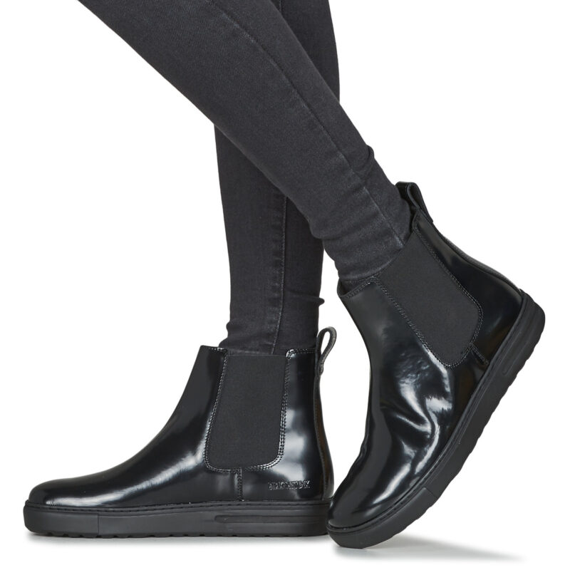 BIRKENSTOCK Bend Chelsea Pelle / High / Luce / Black / Stretto Nero Stivaletti Donna - 8