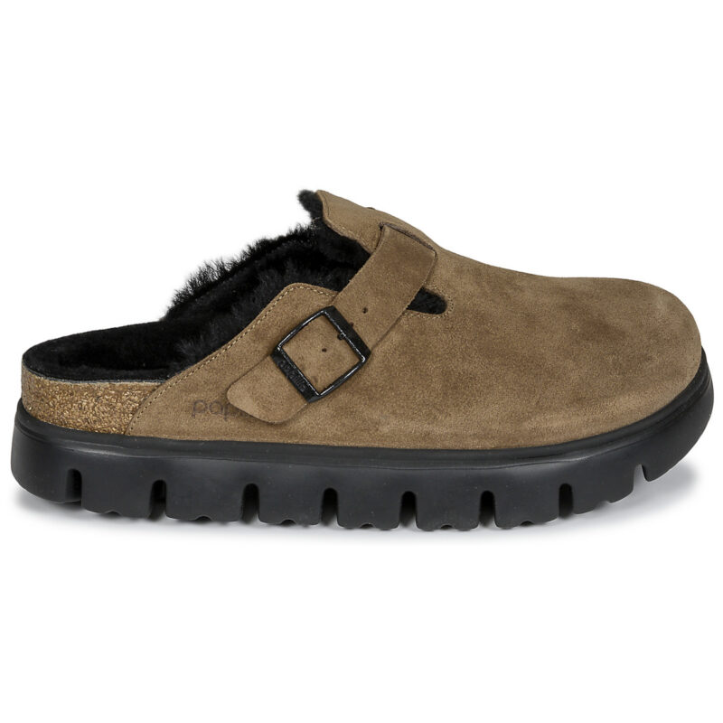 Papillio Boston Chunky Shearling Beige Zoccoli Donna - 2