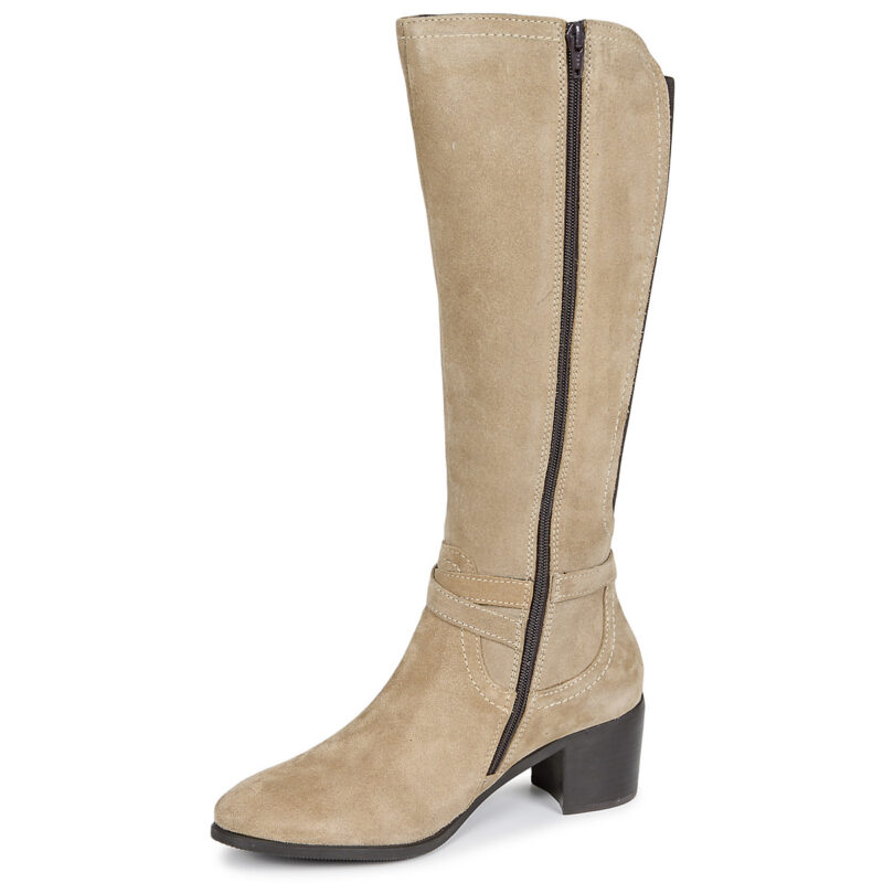 Betty London NADYA Beige Stivali con tacco Donna - 4