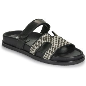966-KIMOLOS-LEATHER-BEIGE-BLACK  Nero