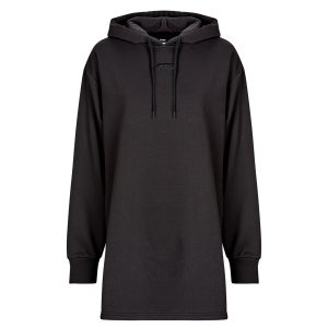 Abito corto    FLEECE DRESS  Nero
