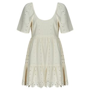 Abito corto    SAN CARLOS LA JOYA S/S MINI  Beige