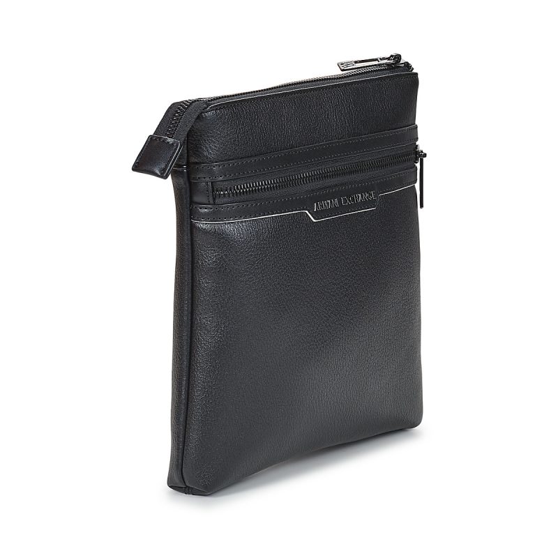 Armani Exchange CEDRIC FLAT CROSSBODY Nero Borse Shopping Uomo - 2