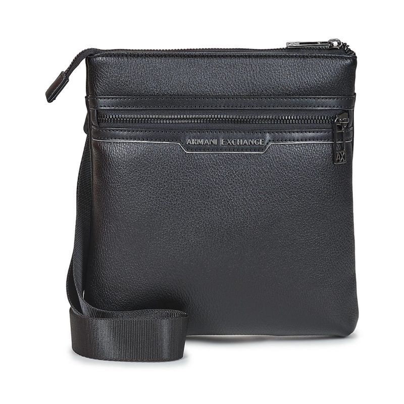 Armani Exchange CEDRIC FLAT CROSSBODY Nero Borse Shopping Uomo - 1