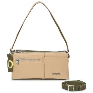 Borsa a spalla donna Desigual  DELTA NOVA  Beige Desigual 8445110717219
