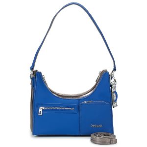 Borsa a spalla donna Desigual  DELTA VEGA  Blu Desigual 8445110717363