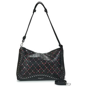 Borsa a spalla donna Desigual  YANKEE LEIRIA MINI  Nero Desigual 8445110716922