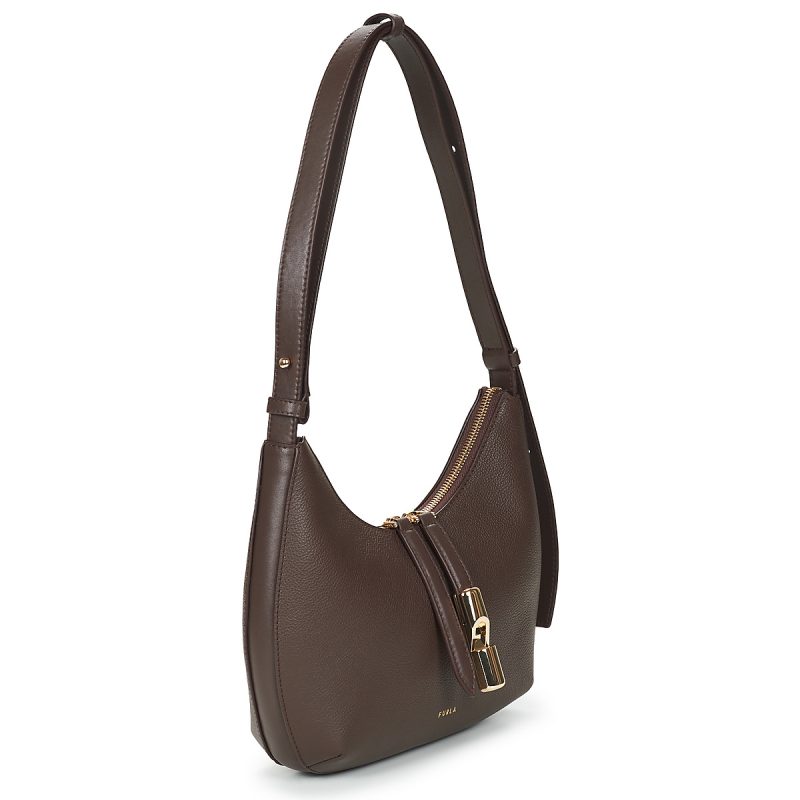 Furla FURLA Sacs bandouli&egrave;re GOCCIA marron pour femmes - 2