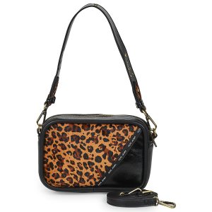 Borsa a spalla donna Pepe jeans  KEYRA LEO  Nero Pepe jeans 8447166591324
