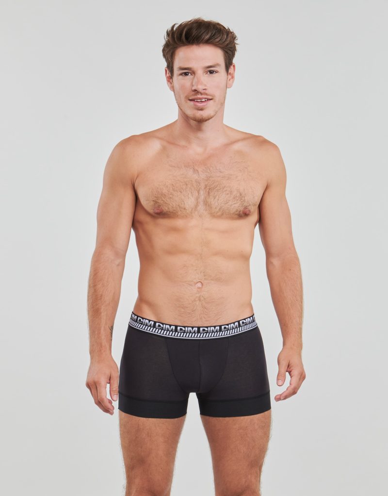 Boxer DIM 3D FLEX STAY FIT X 2 Nero Boxer Uomo - 2