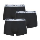 Boxer Emporio Armani 3 PACK TRUNK AF14131 Schwarz Herren Boxer - 1