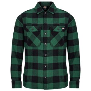 Camicia a maniche lunghe uomo Dickies  SACRAMENTO SHIRT  Verde Dickies 198265427103