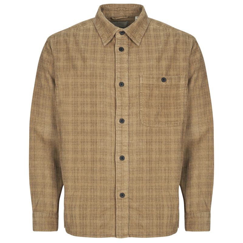 Camicia a maniche lunghe Only & Sons ONSWALEED CORDUROY Beige Camicie a maniche lunghe Uomo - 1