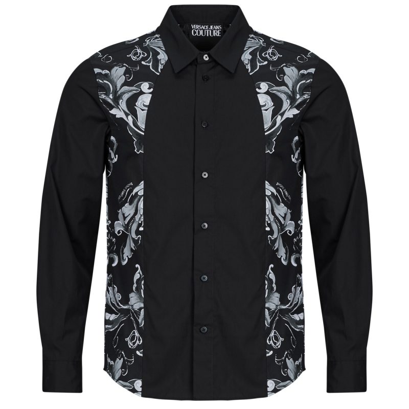 Camisa de manga larga Versace Jeans Couture 79GAL208 Negra Camisas de manga larga para hombre - 1