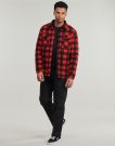 Camicia a maniche lunghe Volcom BOWERED FLEECE LS Rosso Camicie a maniche lunghe Uomo - 3