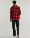 Camicia a maniche lunghe Volcom BOWERED FLEECE LS Rosso Camicie a maniche lunghe Uomo - 4