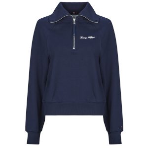 Felpa    CLASSIC SCRIPT FLEECE HALF-ZIP  Marine