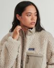 Patagonia Donna Felpa W'S CLASSIC RETRO-X JKT Beige - 5