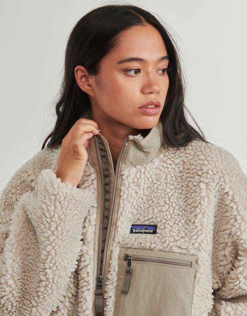Patagonia Donna Felpa W'S CLASSIC RETRO-X JKT Beige - 5
