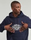 Felpe con cappuccio Dickies FORTH SHAW HOODIE NIGHT SKY Marine Felpe con cappuccio Uomo - 5