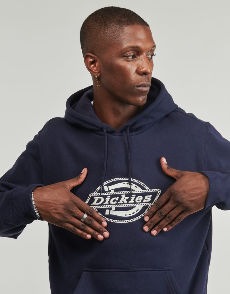 Felpe con cappuccio Dickies FORTH SHAW HOODIE NIGHT SKY Marine Felpe con cappuccio Uomo - 5