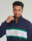 Sweatshirts Fila PARELLA LOOSE HALF-ZIP SWEATSHIRT Marine Felpe Uomo - 5