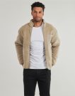 Felpa Fila VALGRANA REGULAR TEDDY FLEECE JACKET Beige Felpe Uomo - 2