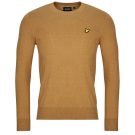 Felpe Lyle & Scott Cotton Merino Crew Neck Jumper Marrone Felpe Uomo - 1
