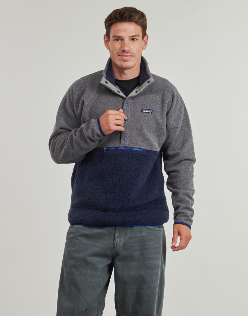 Sudadera Patagonia M'S RETRO PELO 1/2 SNAP P/O Gris Sudadera Hombre - 2