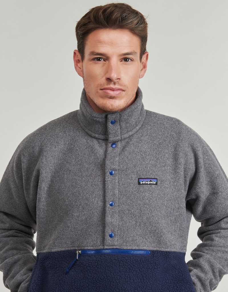 Felpa Patagonia M'S RETRO PILE 1/2 SNAP P/O Grigio Felpe Uomo - 5