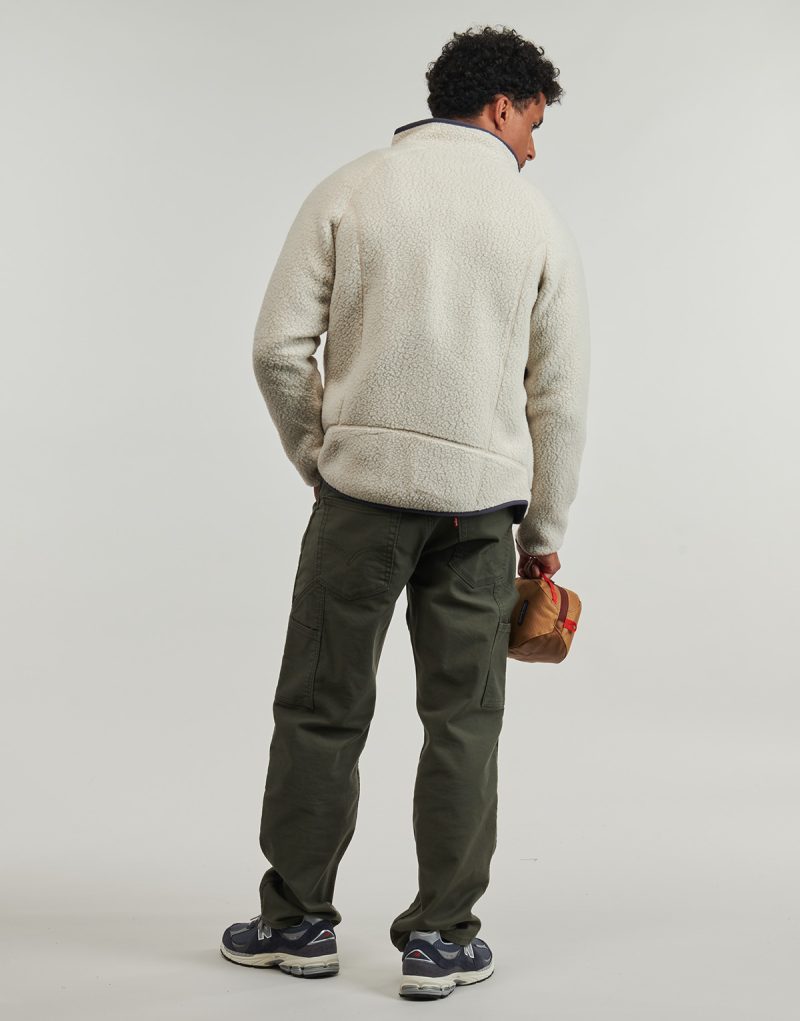 Felpa Patagonia M'S RETRO PILE JKT Beige Felpe Uomo - 4
