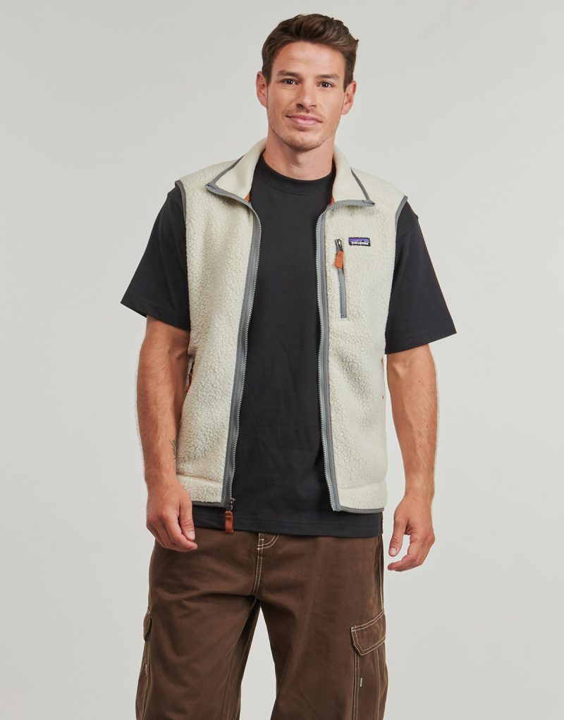 Sweatshirt Patagonia M'S BACK PILE VEST Beige Sweatshirt Man - 2