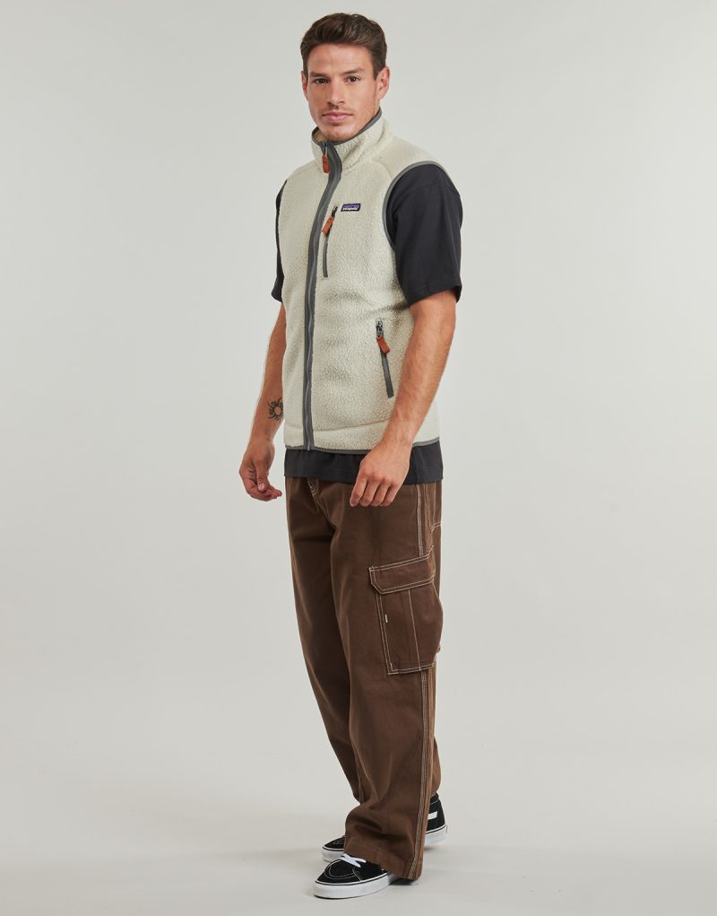 Sweatshirt Patagonia M'S BACK PIKE VEST Beige Sweatshirt Man - 3