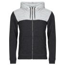 Sweat-shirts &agrave; capuche Quiksilver KELLER BLOCK ZIP Grigio Felpe con cappuccio Uomo - 1