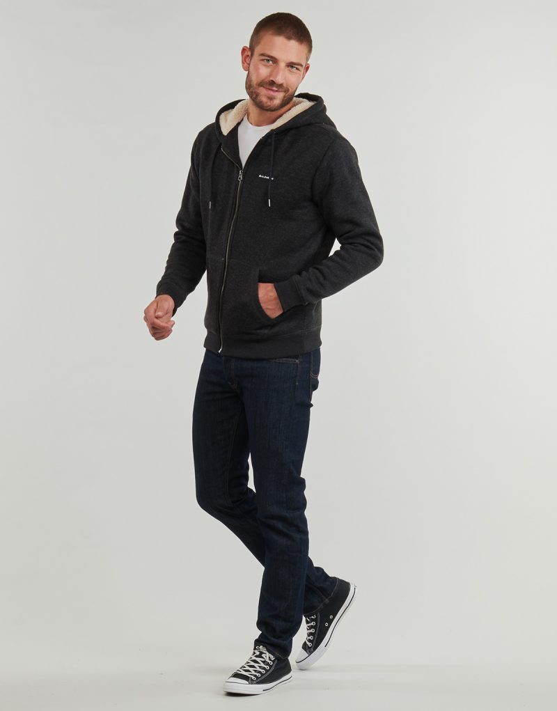 Quiksilver K HoodiesELLER SHERPA Nero Felpe con cappuccio Uomo - 3