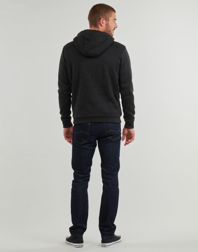Quiksilver K HoodiesELLER SHERPA Nero Felpe con cappuccio Uomo - 4