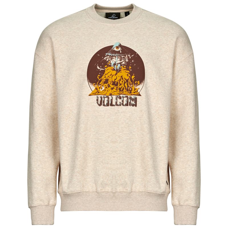 Felpe Volcom FA CALLUM ROONEY CREW Beige Felpe Uomo - 1