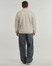 Felpa Volcom MUZZER FUZZAR ZIP Beige Felpe Uomo - 4
