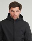 Giacca Sportiva Lyle & Scott Tonal Fleece Back Softshell Nero Giacche Sportive Uomo - 5