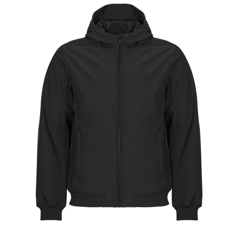 Giacca Sportiva Lyle & Scott Tonal Fleece Back Softshell Nero Giacche Sportive Uomo - 1