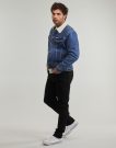 Denim jacket Guess SHERPA REG TRUCKER Blue Men's Denim Jackets - 3