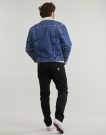 Denim jacket Guess SHERPA REG TRUCKER Blue Men's Denim Jackets - 4