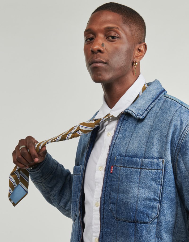 Giacca in jeans  Levis  KYREN OVERSHIRT  Blu -  Giacche in jeans Uomo - 5