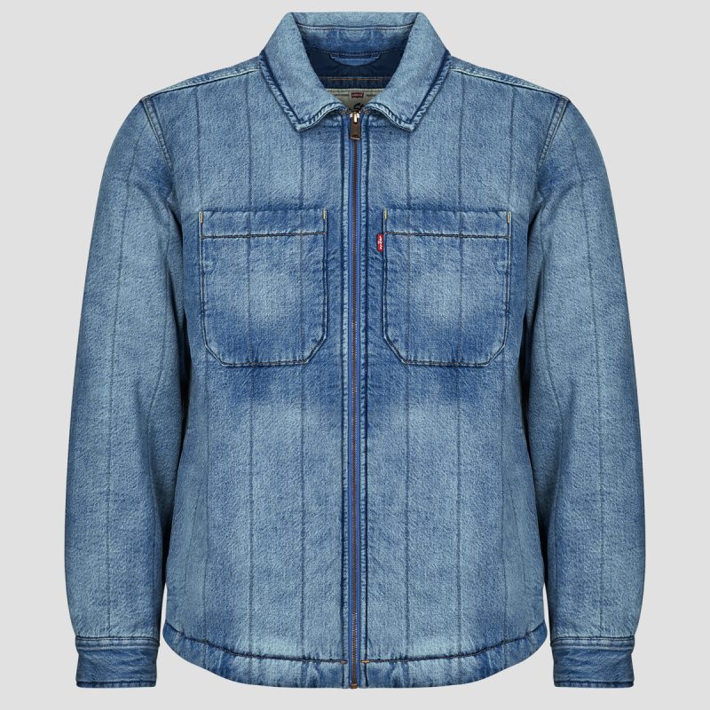 Giacca in jeans  Levis  KYREN OVERSHIRT  Blu -  Giacche in jeans Uomo - 1