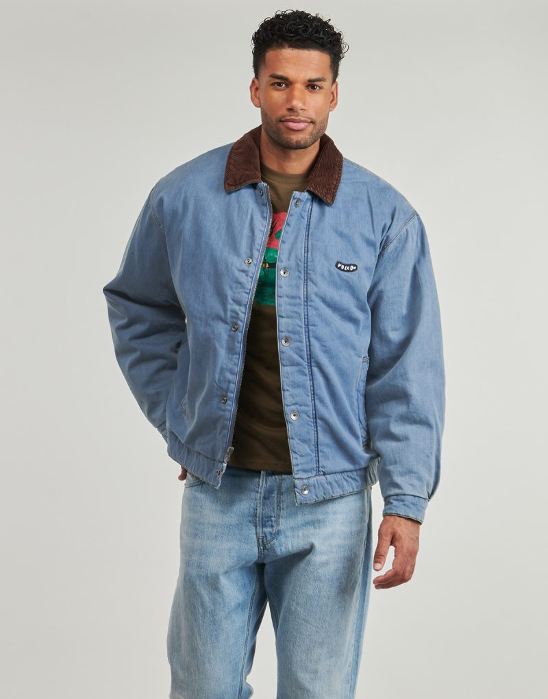 Giacca in jeans Volcom STONEWISH JACKET Blu Giacche in jeans Uomo - 2