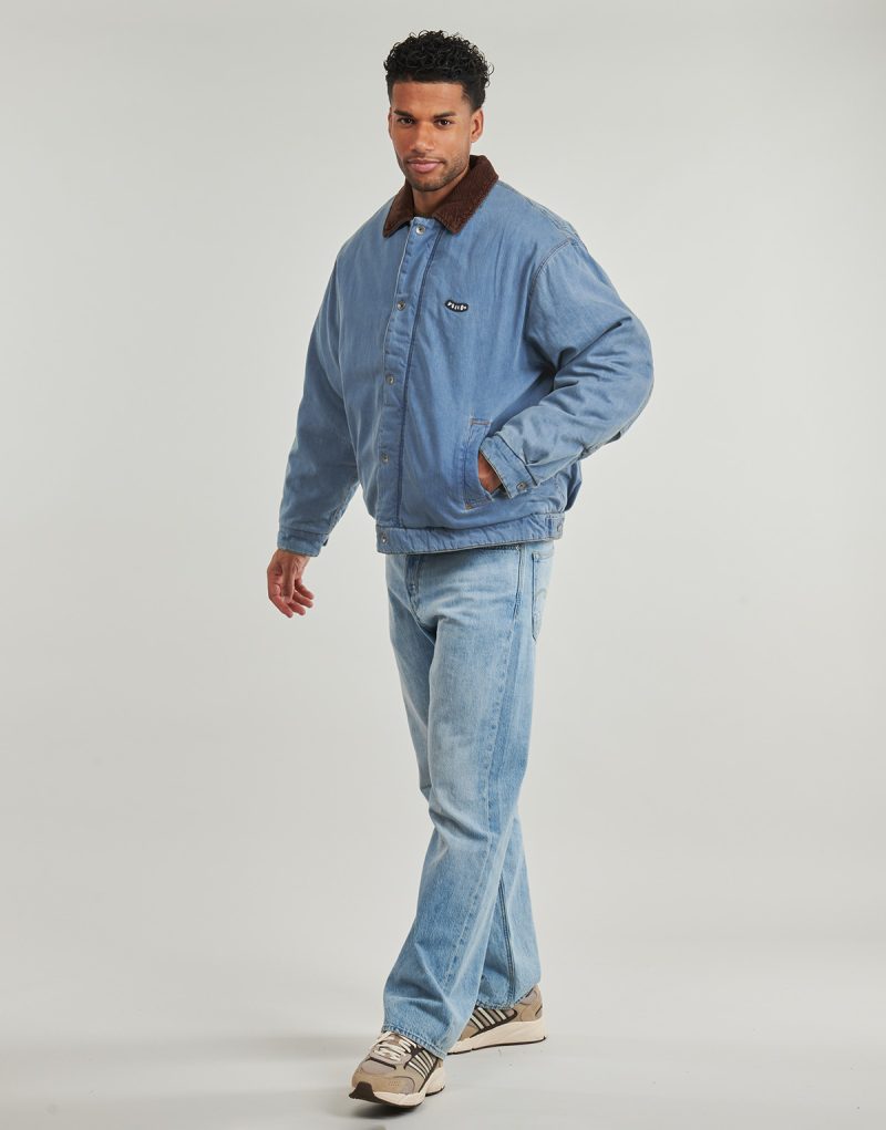 Giacca in jeans Volcom STONEWISH JACKET Blu Giacche in jeans Uomo - 3