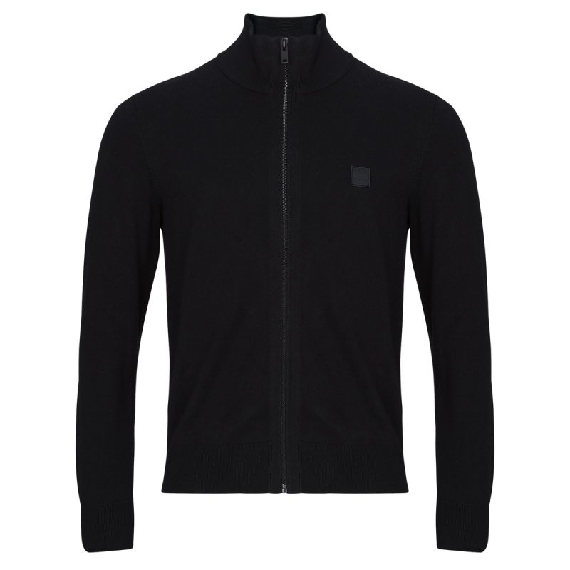 Gilet / Cardigan uomo BOSS  Kanozip_S  Nero BOSS 4063547150313