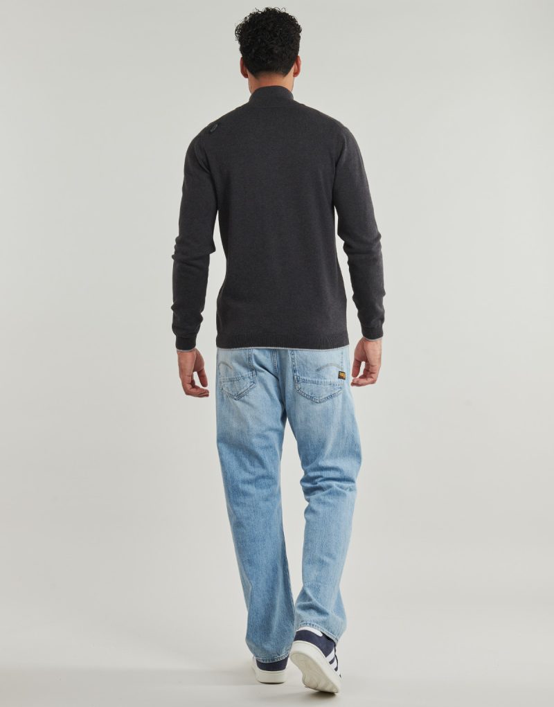 Gilet / Cardigan Oxbow R2PEZIP Nero Gilet / Cardigan Uomo - 4