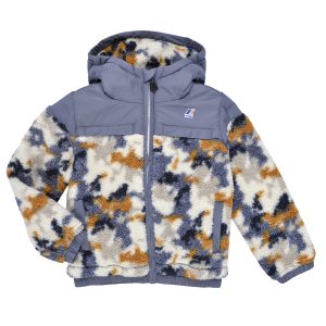 Giubbotto bambino ragazzo K-Way  LE VRAI 3.0 P. JILDAZ ORSETTO GRAPHIC  Multicolore K-Way 8054043957687