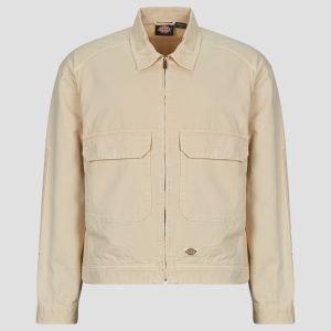 Giubbotto uomo Dickies  FORT SMITH TRUCKER JACKET WOOD ASH  Beige Dickies 198265455410